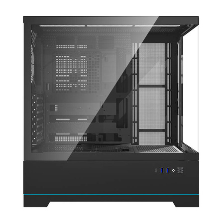 DARKFLASH OBUDOWA DY451 DO KOMPUTERA PC BEZ WENTYLATORÓW Z MODERN DESIGNEM