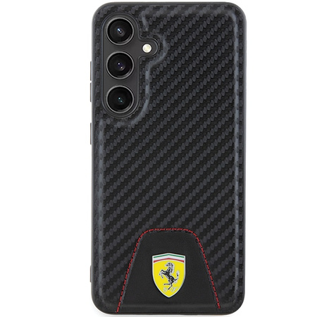 FERRARI ETUI DO SAMSUNG GALAXY S24 S921 HARDCASE ZAWANSOWANA OCHRONA CARBON