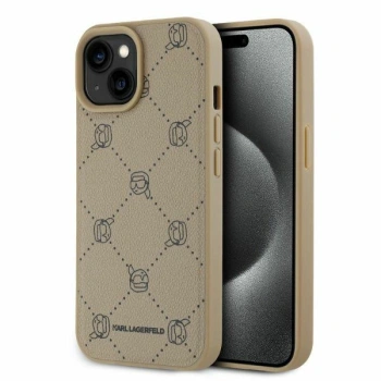 KARL LAGERFELD CASE KARL HEADS DO IPHONE 15 6.1 SILIKONOWE DO MAGSAFE