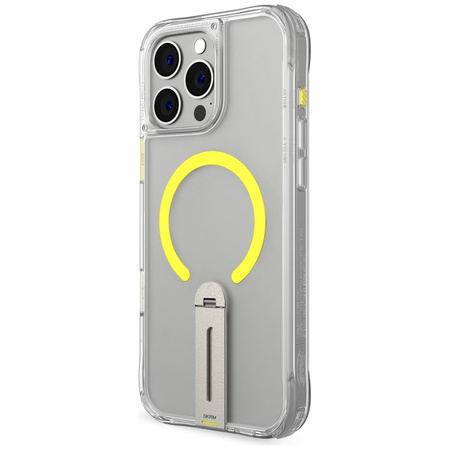 Etui Skinarma Helix do iPhone 16 Pro     Magnetic Charging 360 Rotating Stand przezroczysty