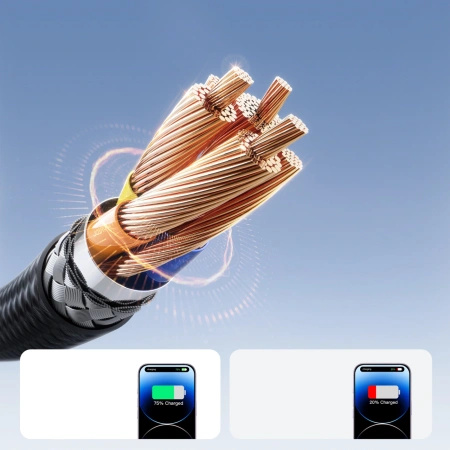 JOYROOM KABEL USB-A DO LIGHTNING 3A 1M DO TELEFONÓW APPLE SZYBKIE