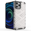 Honeycomb etui pancerny pokrowiec z żelową ramką iPhone 13 Pro Max zielony