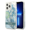 Guess GUHCP13LLFLSN iPhone 13 Pro / 13 6,1" zielony/green hardcase Flower Liquid Glitter