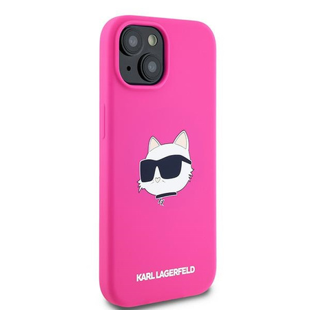 KARL LAGERFELD ETUI KLHMP15MSCHPPLF DO IPHONE 15 PLUS 6.7 HARDCASE SILICONE