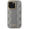 DKNY ETUI HARDCASE DO IPHONE 14 PRO 6.1 LEATHER CHECKERED MONO PATTERN