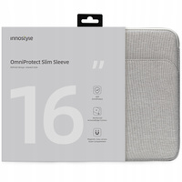 INNOSTYLE TORBA NA LAPTOPA 16" WODOODPORNA ETUI OMNIPROTECT SLIM SZARY