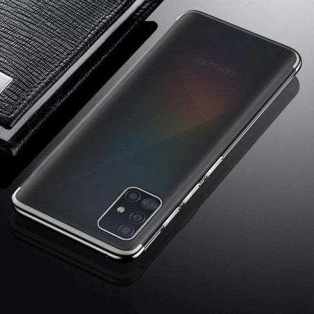 HURTEL ETUI CLEAR COLOR DO SAMSUNG GALAXY A72 4G OCHRONNY POKROWIEC Z RAMKĄ