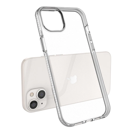 Spring Case etui iPhone 14 Plus silikonowy pokrowiec z ramką jasnoniebieskie