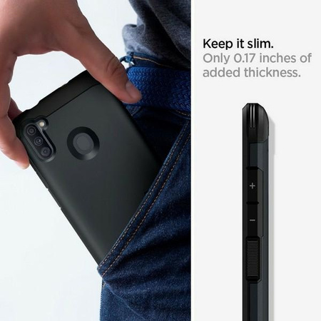 SPIGEN ETUI TOUGH ARMOR DO SAMSUNG GALAXY M11 M115 OCHRONA ANTYPOWŁAMANIOWA