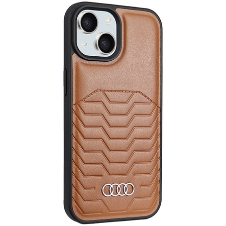 AUDI CASE SYNTHETIC LEATHER DO IPHONE 15 14 13 Z MAGNETYCZNYM DO MAGSAFE