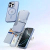 DUX DUCIS ETUI DO IPHONE 16 PRO Z PORTFELEM MAGNETYCZNYM I SKÓRZANĄ OKŁADKĄ