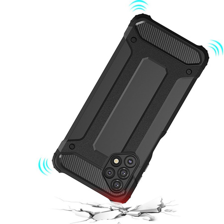 Hybrid Armor pancerne hybrydowe etui pokrowiec Samsung Galaxy A32 5G czarny