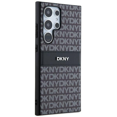 DKNY POKROWIEC DO SAMSUNG S24 ULTRA S928 HARDCASE SKÓRZANY Z LOGO METALOWYM