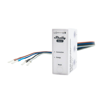 Miernik energii 1/3-kanałowy WiFi Shelly 3EM-63W Gen3 (model przewodowy)