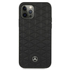 Mercedes MEHCP12LSPSBK iPhone 12 Pro Max 6,7" czarny/black hardcase Leather Quilted Embossed
