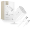 TECH-PROTECT ŁADOWARKA NC20W PD20W 1-PORT DO TELEFONÓW + KABEL TYPE-C BIAŁY