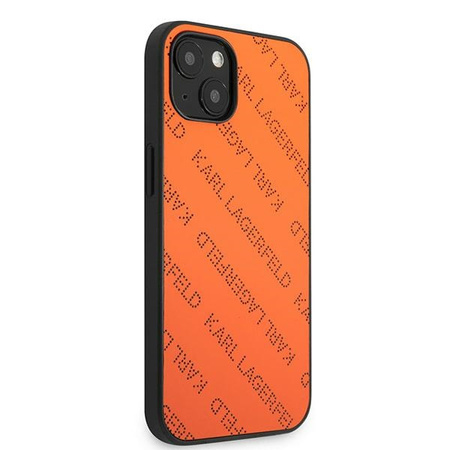 KARL LAGERFELD POKROWIEC DO IPHONE 13 14 15 6,1 HARDCASE PERFORATED ALLOVER