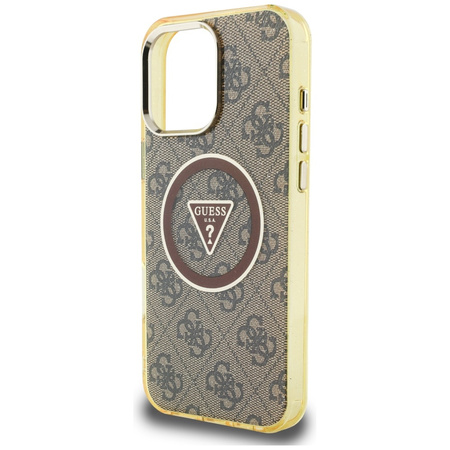 GUESS ETUI IML METAL GLITTER DO IPHONE 16 PRO Z MAGNETYCZNĄ FUNKCJĄ