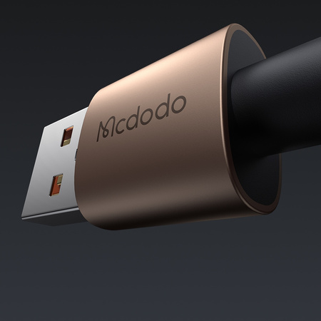 MCDODO KABEL USB SZYBKIE ŁADOWANIE DO IPHONE LIGHTNING PD 36W 1M LED ZŁOTY