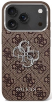 GUESS ETUI DO IPHONE 17 GRANULOWANE LOGO 4G LUXURY MAGNETYCZNE