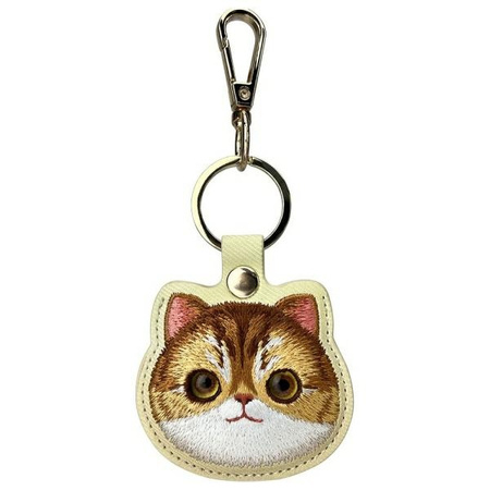 Nimmy Zestaw 3w1 torebka na telefon +    portfel + etui na lokalizator khaki Big Eyed Pet 2.0 Cat