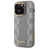 DKNY ETUI HARDCASE DO IPHONE 14 PRO 6.1 LEATHER CHECKERED MONO PATTERN