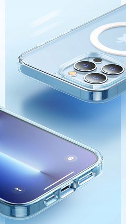 Etui do telefonu McDodo przezroczyste magnetyczne do iPhone 12/12PRO