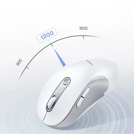 Mysz bezprzewodowa Baseus F02 ergonomiczna Bluetooth - biała
