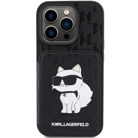 KARL LAGERFELD ETUI KLHCP15XSAKCNSCK DO IPHONE 15 PRO MAX 6.7 Z KIESZENIAMI