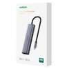 UGREEN ADAPTER HUB USB-C DO 2x USB 3.0 HDMI RJ45 SD TF DO KOMPUTERA LAPTOPA