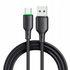 MCDODO KABEL USB-C SZYBKIE ŁADOWANIE DO SAMSUNG XIAOMI TYP C 6A 100W 1M LED CZARNY