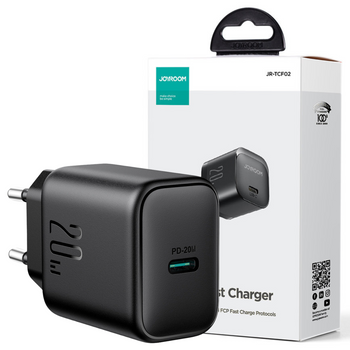 JOYROOM ŁADOWARKA JR-TCF20 PD 20W DO TELEFONÓW ZŁĄCZE USB-C SZYBKOŁADOWANIE