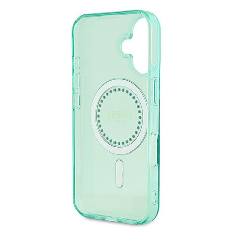 GUESS ETUI DO IPHONE 16 PLUS DO MAGSAFE HARDCASE Z KAMIENIAMI RHINESTONES