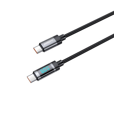 PALPRO KABEL USB-C SZYBKIE ŁADOWANIE DO SAMSUNG APPLE USB TYP C 3A 60W 1M
