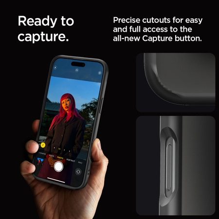 SPIGEN ETUI DO IPHONE 16 PRO ULTRA HYBRID ANTYŚLIZGOWE Z TWARDYM PLECIWEM