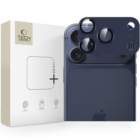 OSŁONA APARATU TECH-PROTECT CAMFULL FIT+ IPHONE 17 PRO MAX DEEP BLUE