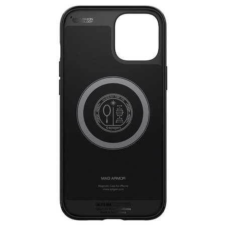SPIGEN MAG ARMOR IPHONE 12/12 PRO MATTE BLACK
