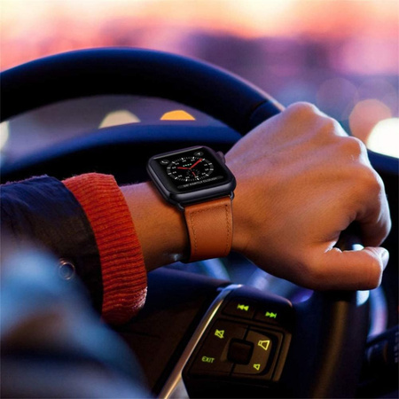 TECH-PROTECT SMYCZ SKÓRZANA DO APPLE WATCH 4 5 6 7 8 9 SE ULTRA 1 2 42 44