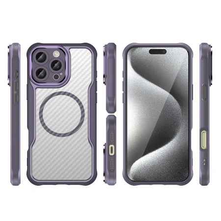 HURTEL ETUI SILIKONOWE DO IPHONE 16 PRO LEADING SERIES Z DO MAGSAFE OCHRONA