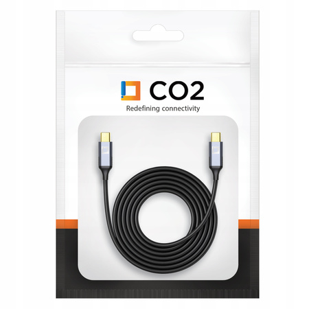CO2 KABEL USB-C SZYBKIE ŁADOWANIE DO SAMSUNG APPLE USB TYP C PD 5A 240W 2M