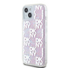 DKNY ETUI HARDCASE DO IPHONE 15 14 13 6.1 LIQUID GLITTER MULTILOGO DESIGN