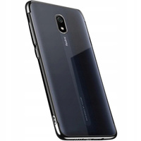 HURTEL POKROWIEC CLEAR COLOR DO XIAOMI REDMI 8A ŻELOWY Z RAMKĄ METALICZNĄ