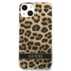 Guess GUHCP13SHSLEOW iPhone 13 mini 5,4" brązowy/brown hardcase Leopard