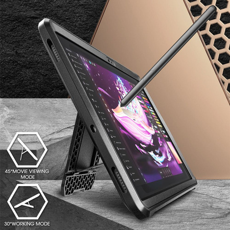 SUPCASE UNICORN BEETLE PRO GALAXY TAB S9 11.0 / S9 FE / S10 FE / S10 LITE 10.9 X710 / X716B / X510 / X516B / X520 / X526 / X400 / X406B BLACK
