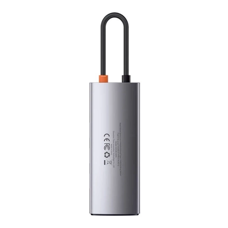 BASEUS HUB 6W1 PRZEJŚCIÓWKA USB-C DO MACBOOKA 3X USB 3.0 HDMI PD ETHERNET