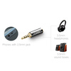 Ugreen adapter audio jack 2.5mm męski do jack 3.5mm żeński czarny (20501)