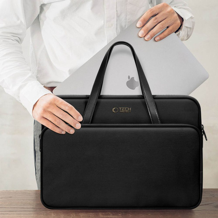 TECH-PROTECT TORBA NA LAPTOPA DO 15-16 CALI DO KOMPUTERÓW PRZENOŚNYCH BLACK