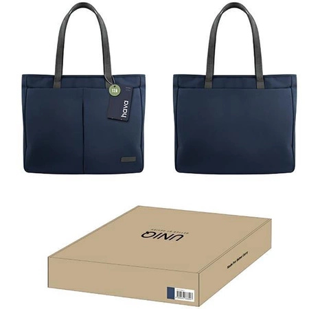Torba UNIQ Hava na laptopa 16'' RPET - niebieska
