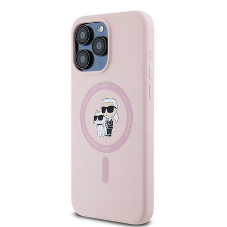 KARL LAGERFELD ETUI HARDCASE SILICONE DO IPHONE 15 PRO MAX 6.7 DO MAGSAFE