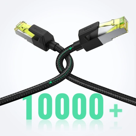 UGREEN KABEL ETHERNET RJ45 10M CAT 7 10GBPS DO KONFERENCJI ONLINE PC LAPTOP